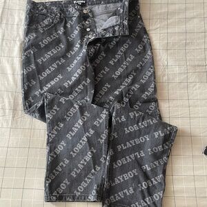 Playboy Men's Gray Jeans